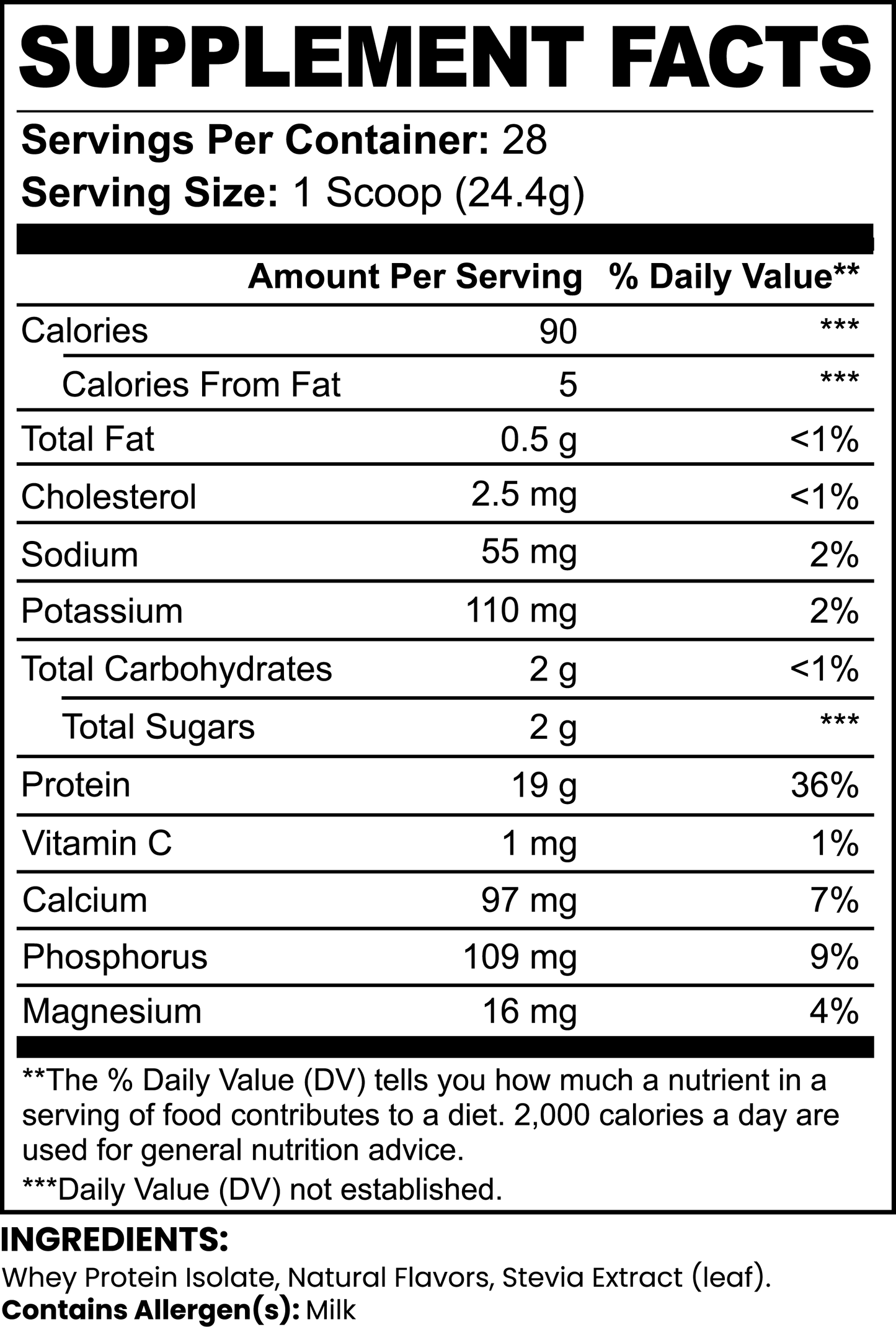 Advanced Isogenisis 100% Whey Protein Isolate (Vanilla)